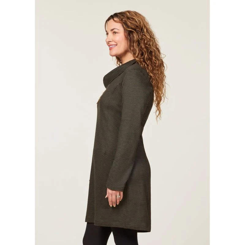 EQL Women's Textured Cowl Neck Dress - Evergreen EQL Women's Textured Cowl Neck Dress - Evergreen -Ovation Store 700543 800 800
