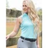 FITS Women's Tori Sleeveless Shirt - Aqua -Ovation Store 716440 800 800